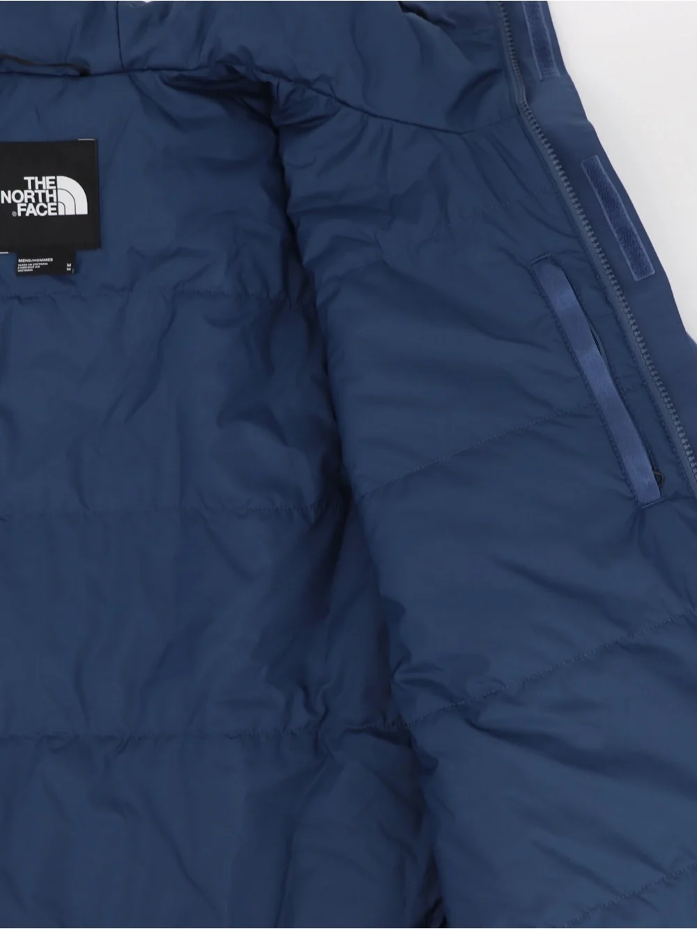 New The North Face Men’s Medium Cypress Insulated Parka Blue Black Authentic